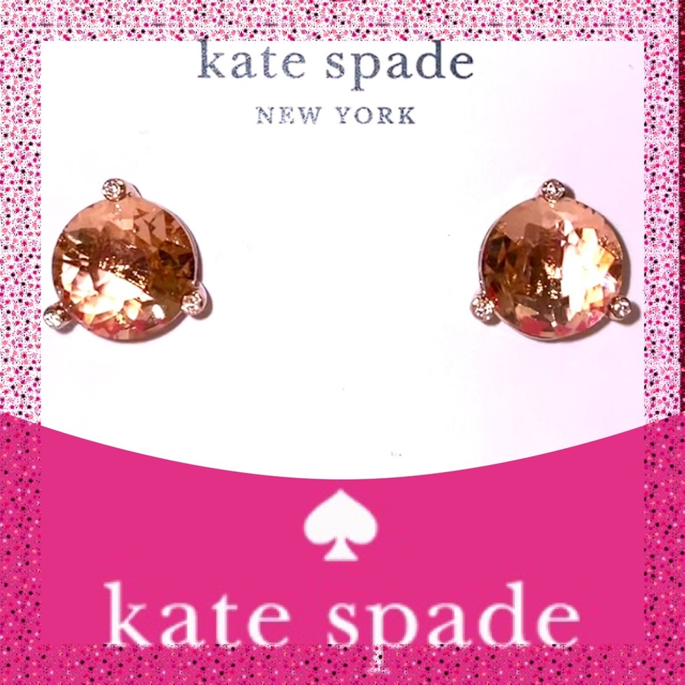 Take 40% Off Kate Spade ♠️ Peach “Rise & Shine” Earrings NWOTs
